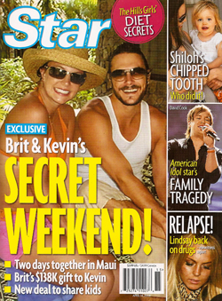 Illustration for article titled This Week In Tabloids: Britney Is Thin, Mentally Ill, & Planning A Trip To Maui
